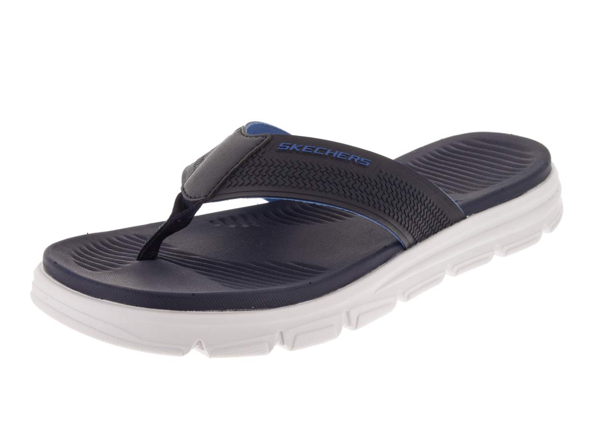 Dép Tông Nam Skechers Men's Navy/White Slippers - 51741/BBK