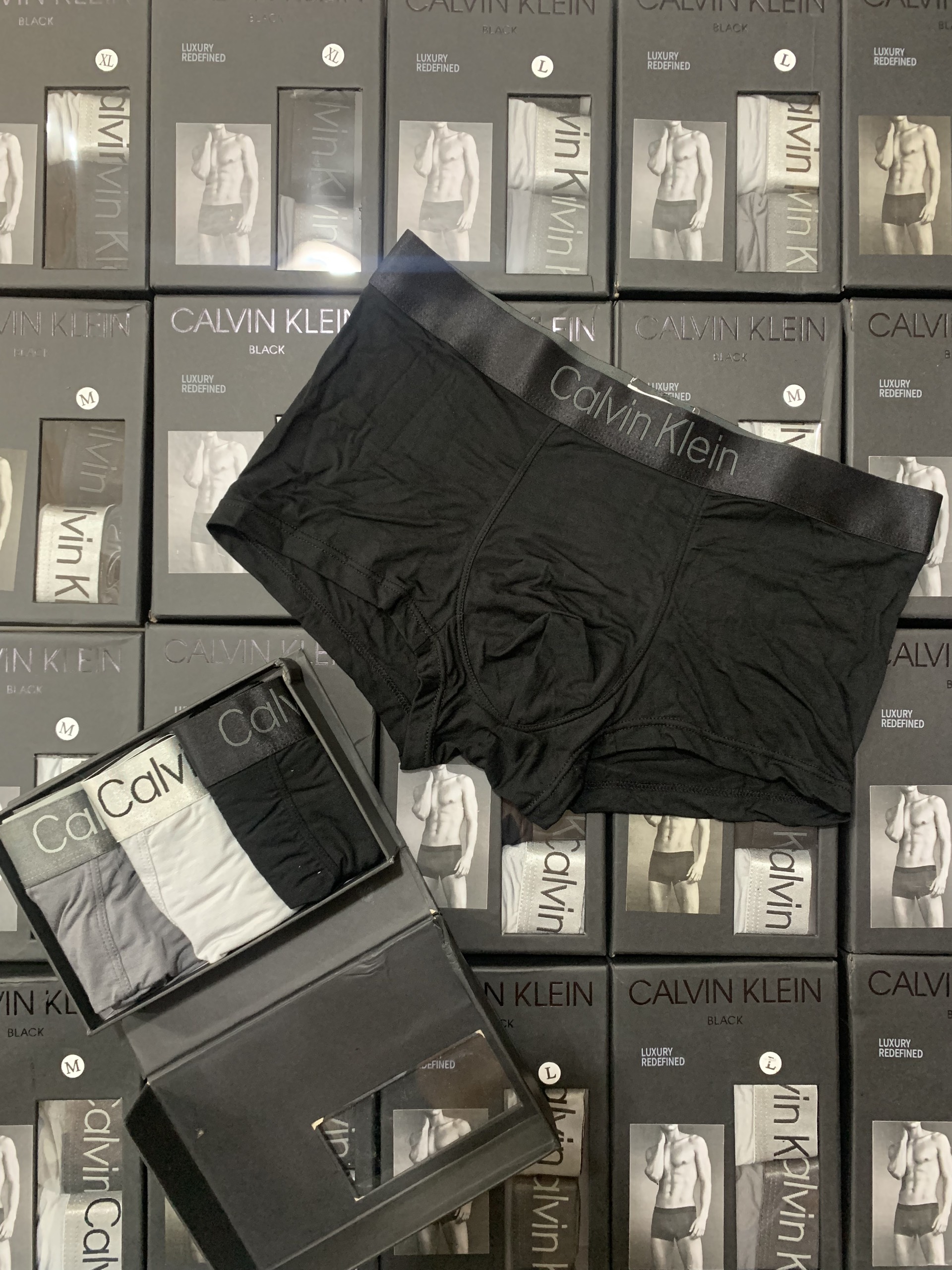 Quần Underwear - Boxer Calvin Klein Pack 3 Chiếc - UCK-006