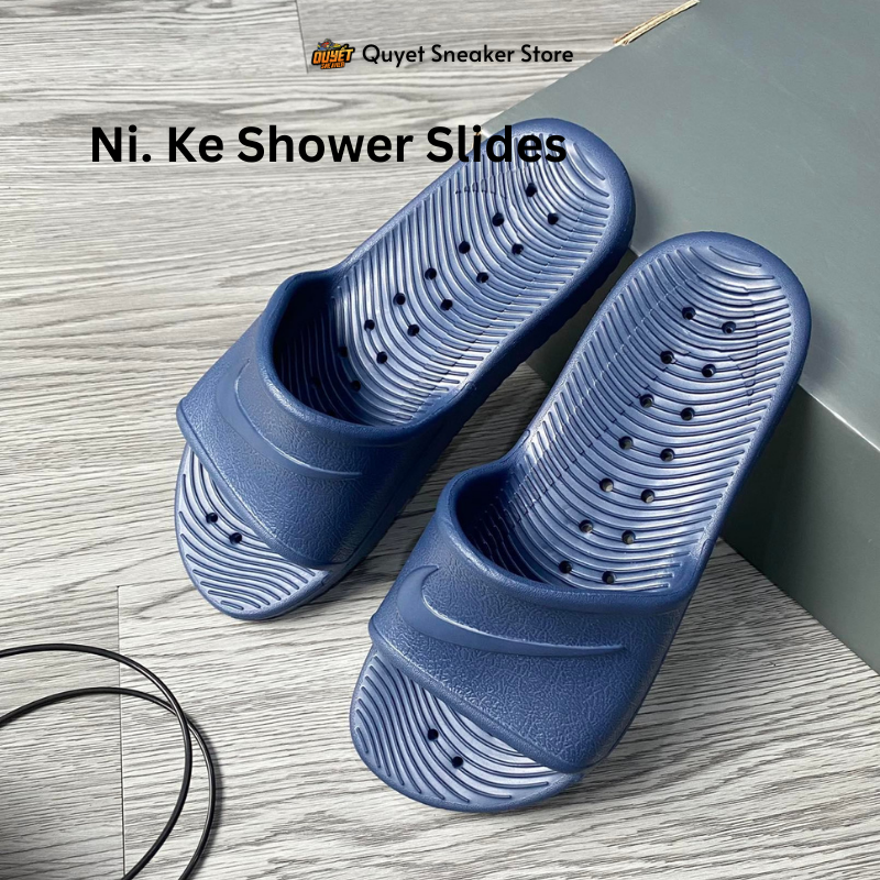 DÉP CHÍNH HÃNG - Dép Nike Kawa Chống Nước 100% Chống Hôi Chân Thoáng Khí Navy - SNK451