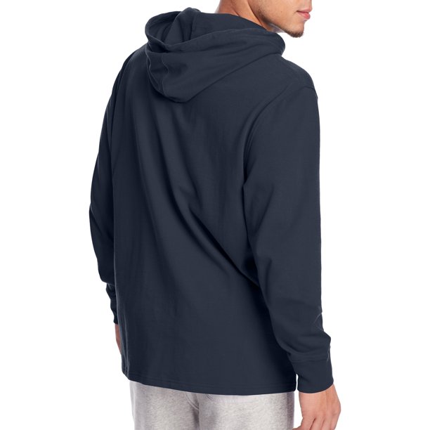 ÁO HOODIE CHÍNH HÃNG - Champion Men's Midweight Hoodie Pullover Navy - T4177-031