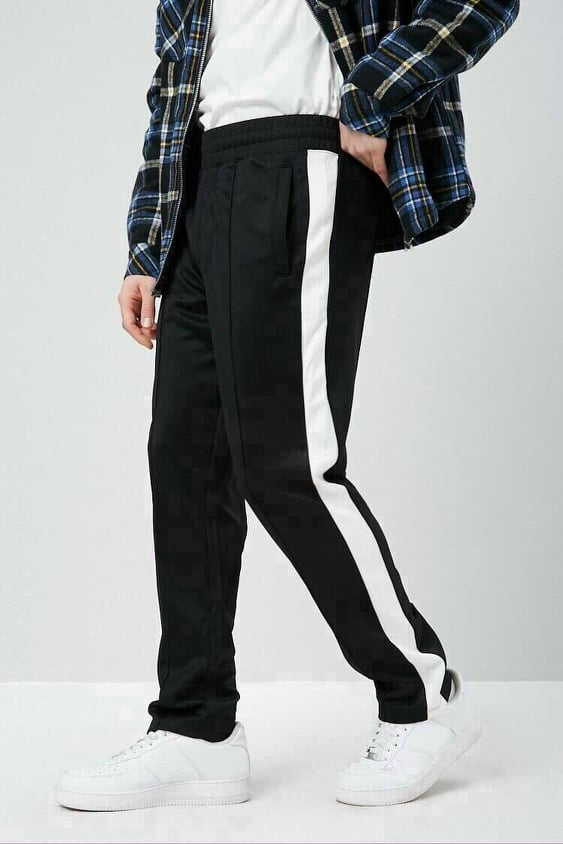 Quần Dài Nam Forever 21 Men Pants 'Black/White'