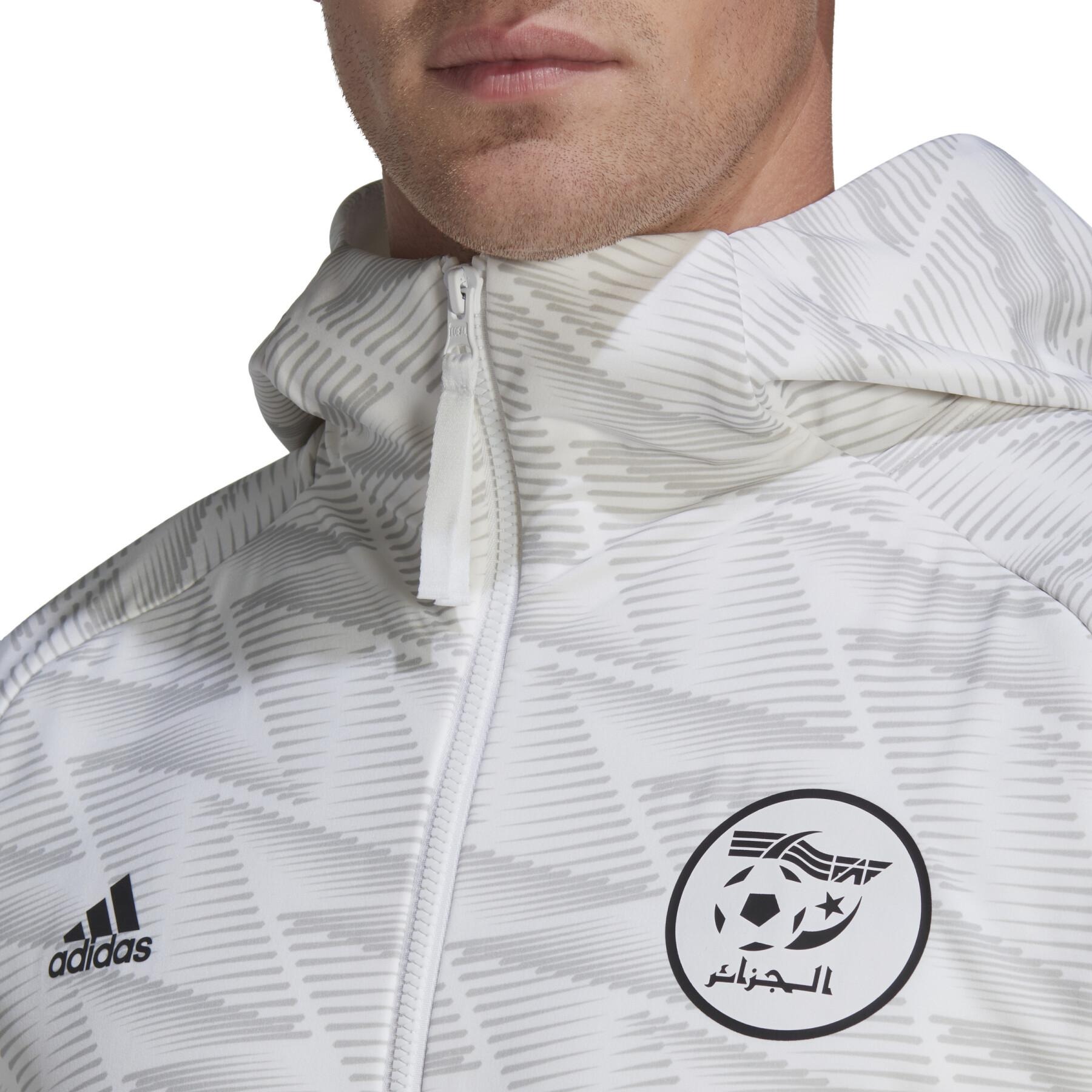 Áo Khoác Chính Hãng - Adidas Algeria Game Day Full-Zip Travel 'White' - IC1553