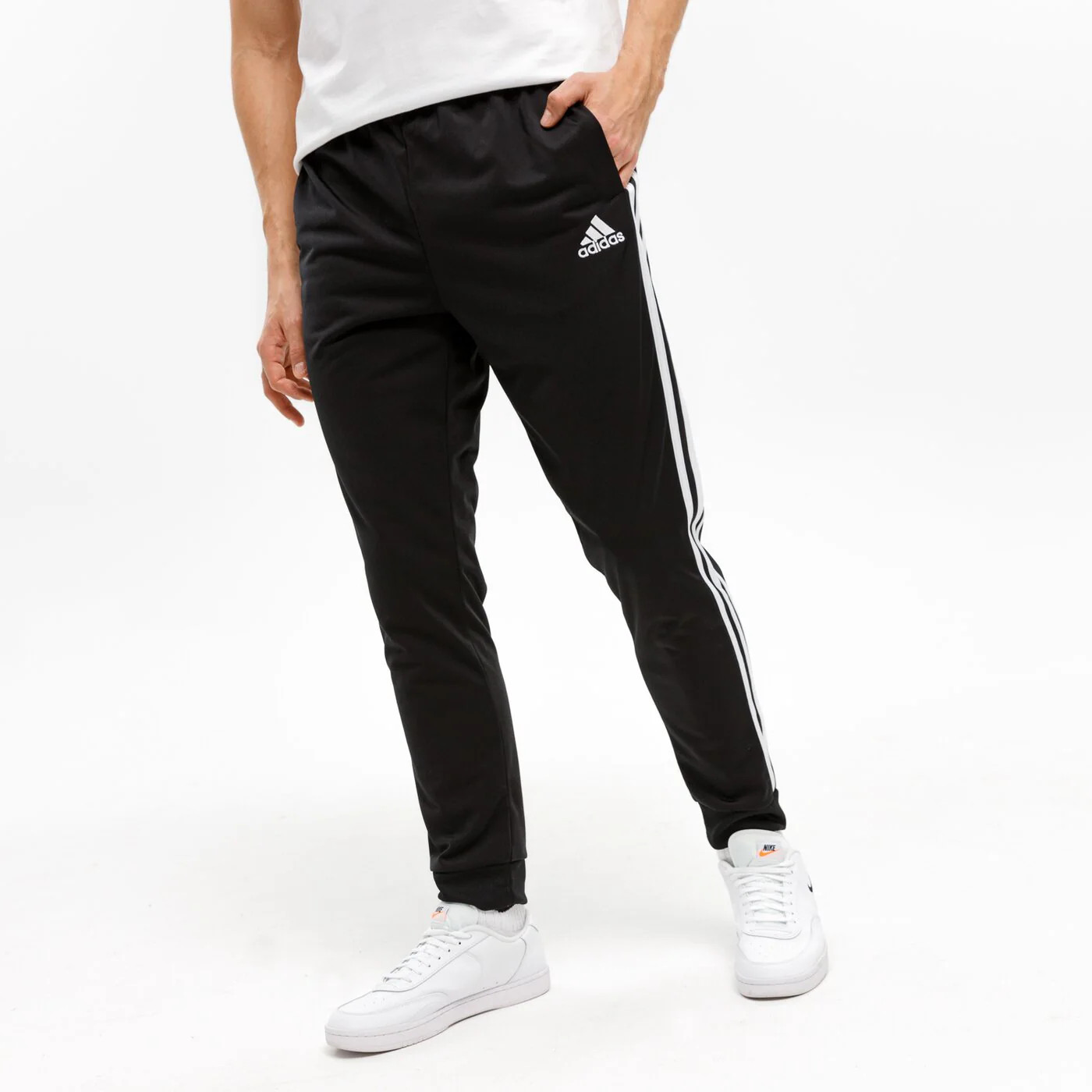 Bộ Thể Thao Chính Hãng - Adidas  Striped Tracksuit 'Black' -  GK9651