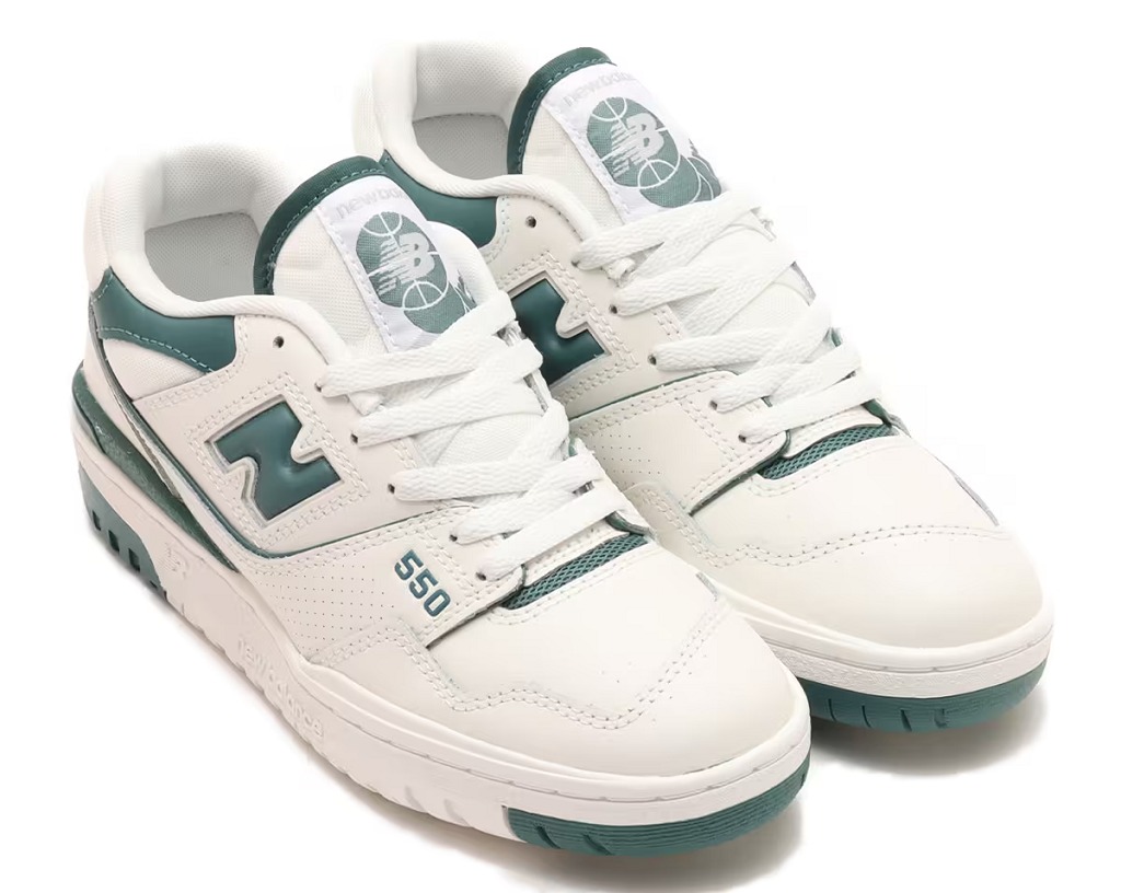 Giày Casual Chính Hãng - Sneaker Nam Nữ NewBalance 550 White/Green - BBW550BI