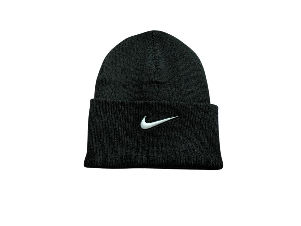 Mũ nón len unisex dày dặn Nike Đen - 309-010