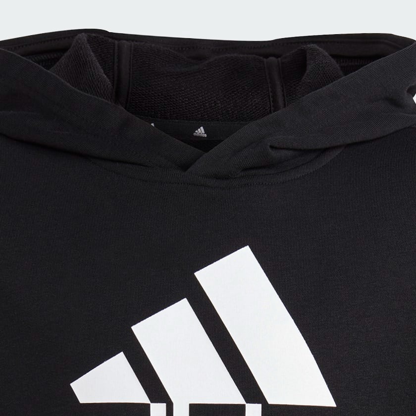 Áo Hoodie Chính Hãng - adidas Big Logo Essentials Cotton ''Black'' -HR6380