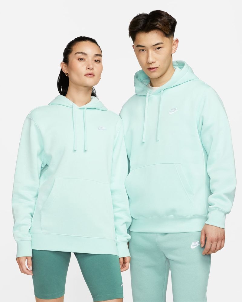 Áo Hoodie Chính Hãng - Áo Nike Nỉ Bông Club Freece Pullover ''Mint'' - BV2654-346