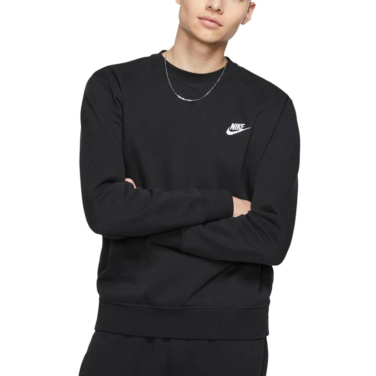 Áo Sweater Chính Hãng - Nike Club Fleece Men's 'Black'  - BV2662-010