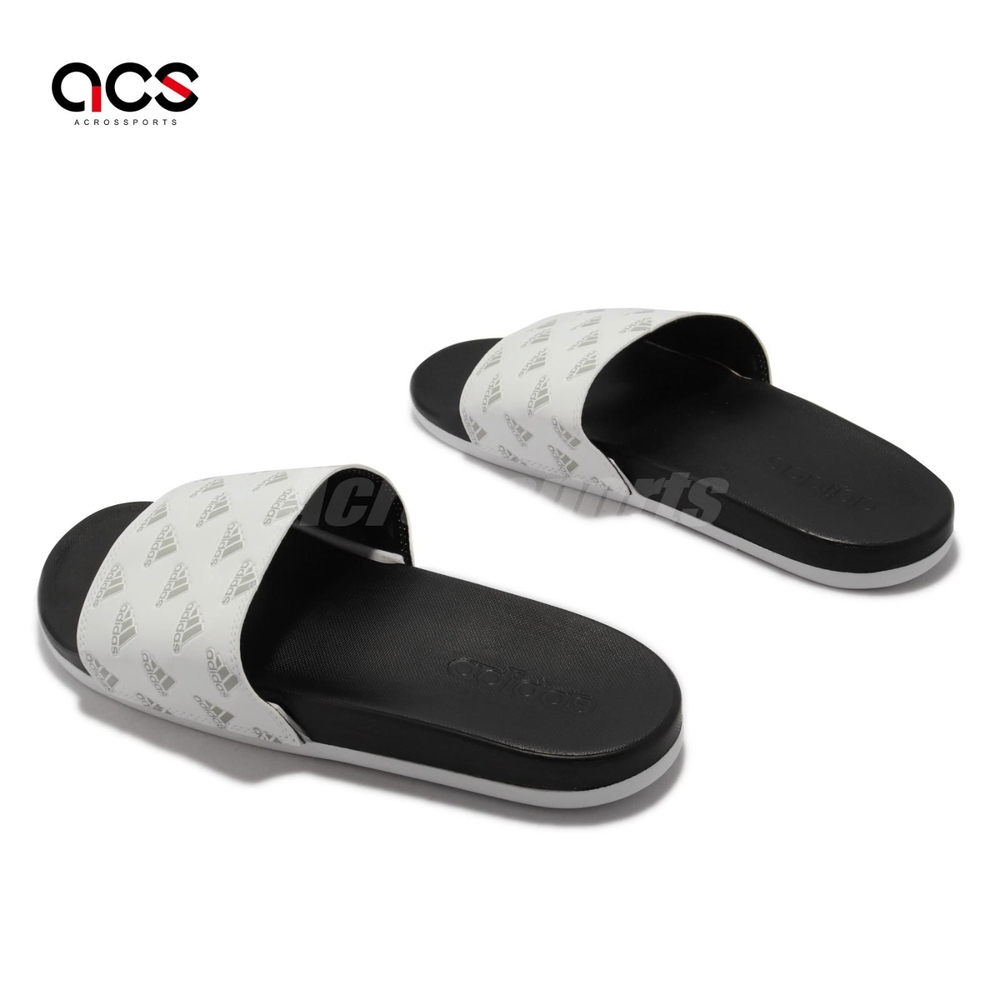 DÉP CHÍNH HÃNG - Adidas ADILETTE Comfort Slipper White Gray - GV9737