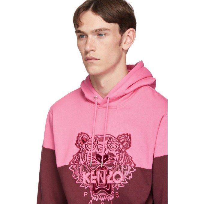 Áo Hoodie Nỉ Da Cá Kenzo Two-tone Tiger 