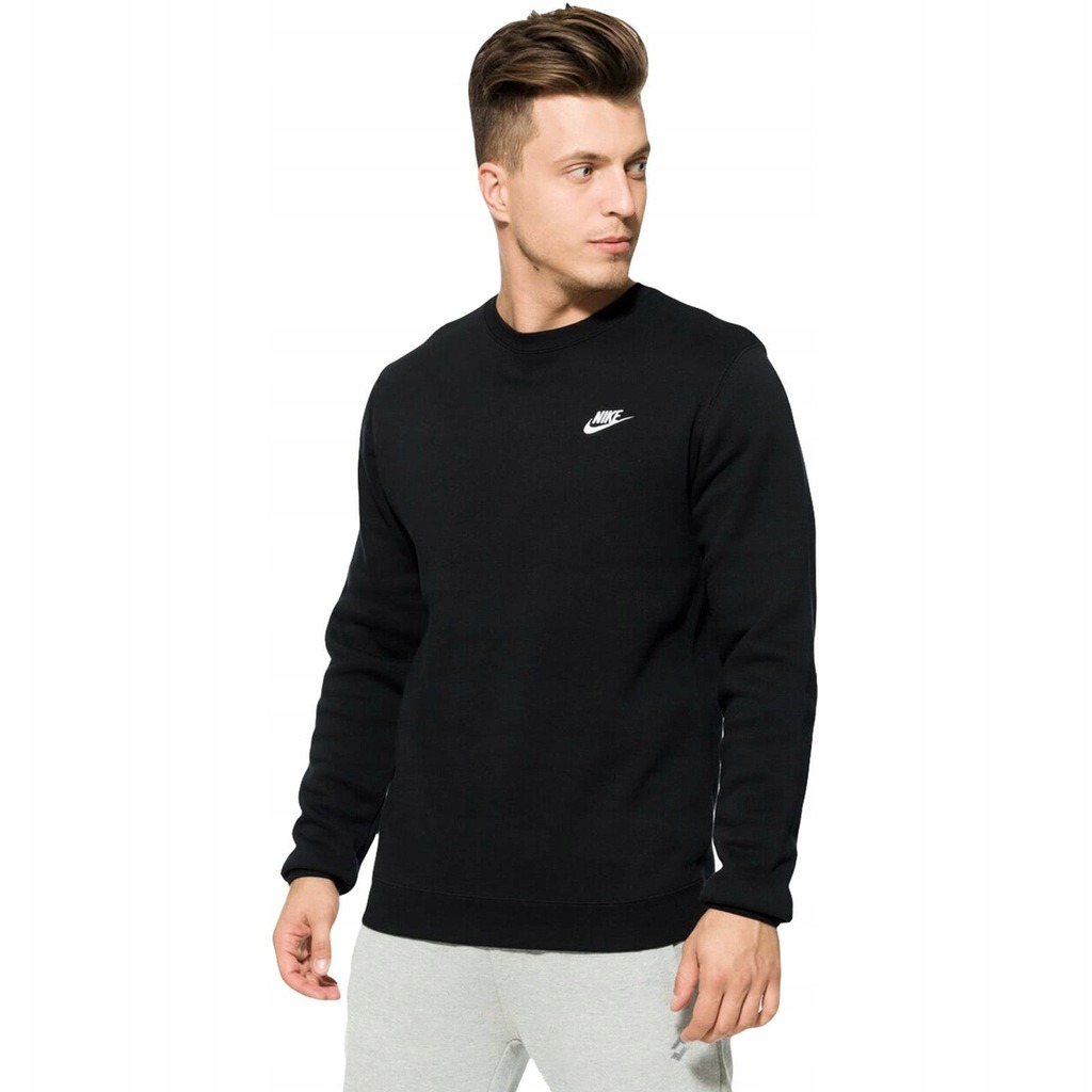 Áo Sweater Chính Hãng - Nike Club Fleece Men's 'Black' - 804340-010