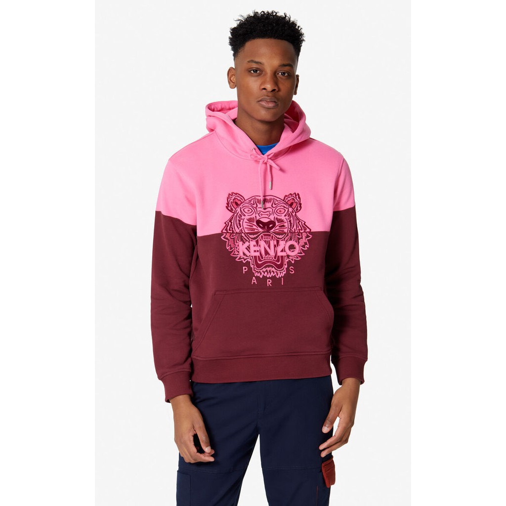 Áo Hoodie Nỉ Da Cá Kenzo Two-tone Tiger 