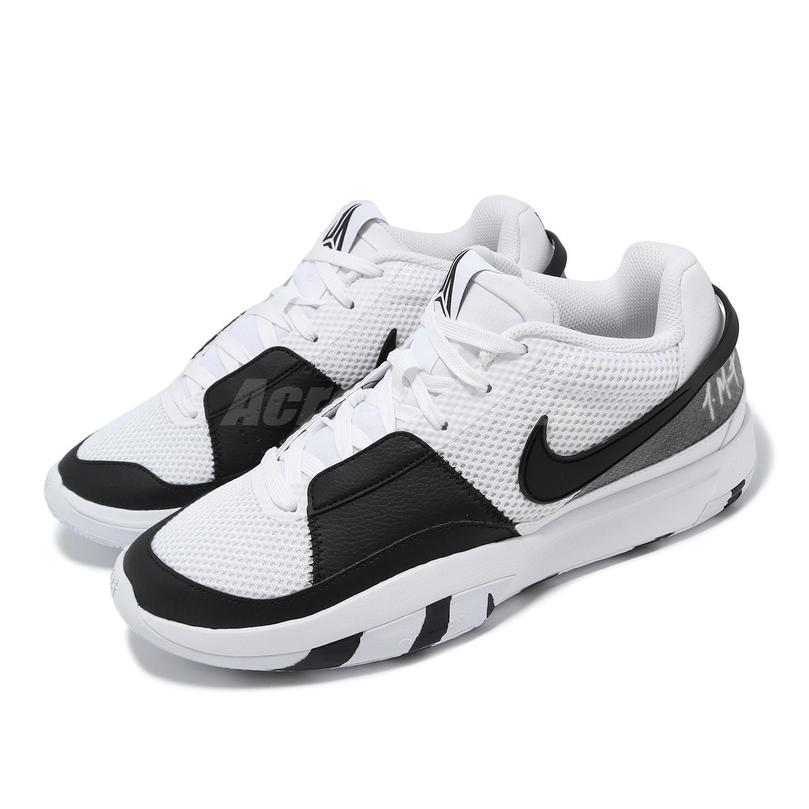 GIÀY BÓNG RỔ CHÍNH HÃNG - Nike JA 1 EP Scratch 2.0 White Black Men Ja Morant - DR8786-101