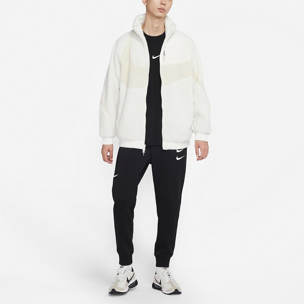 Áo Khoác Chính Hãng - Nike Swoosh 2-way fleece jacket 'White' - FB1910-133