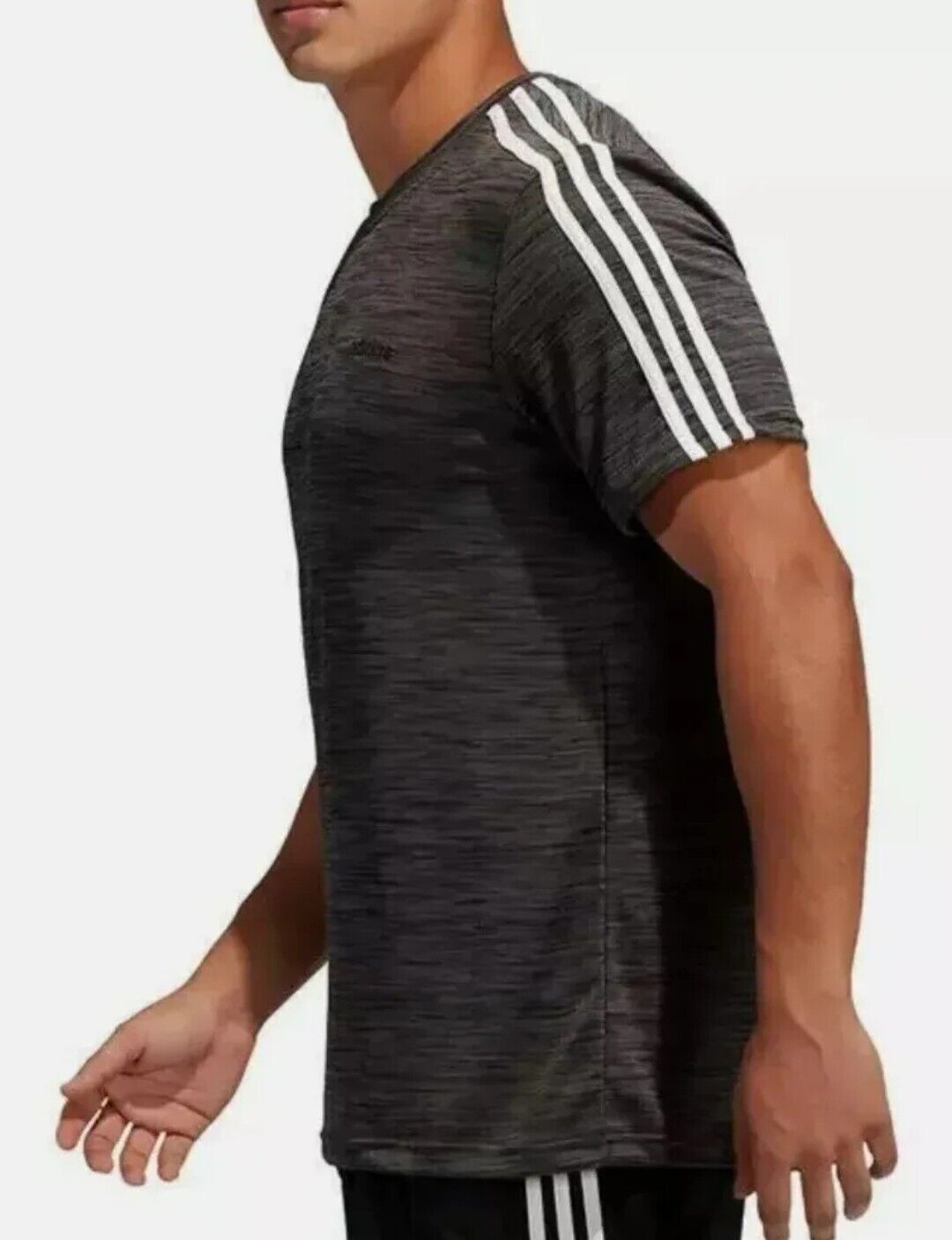 ÁO TSHIRTS CHÍNH HÃNG - Adidas Men's 3 Stripes SS Training T-Shirt - EC1243