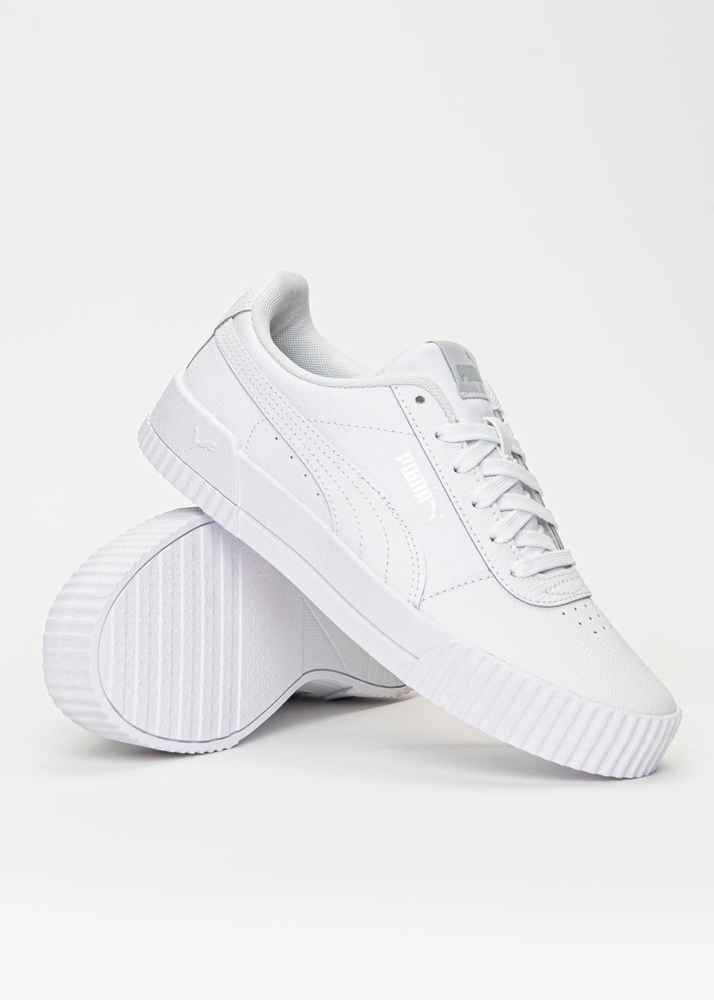 Giày Casual Chính Hãng - Puma Carina All White - 370325-02