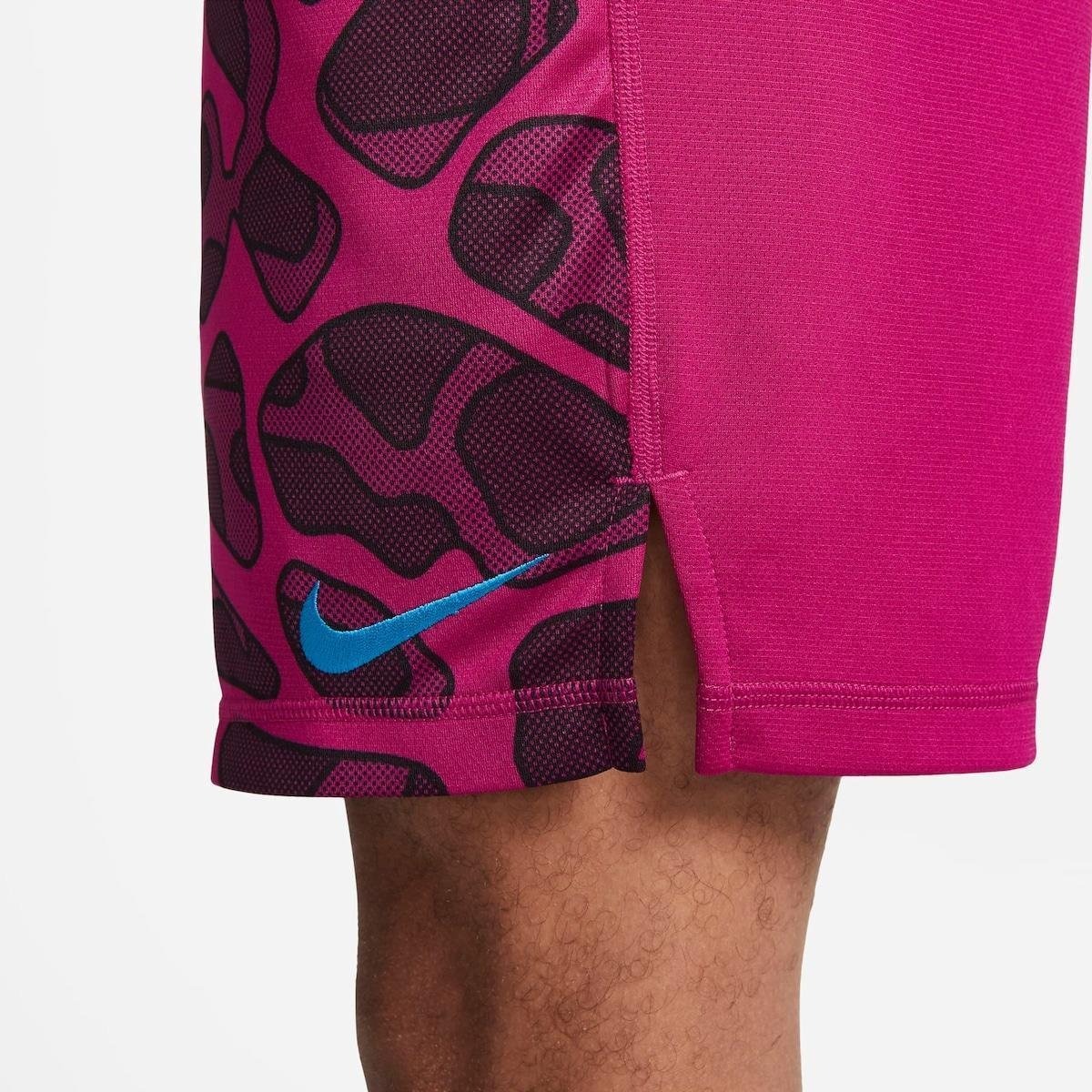 Quần Shorts Chính Hãng - Bermuda Nike Knit 6.0 DYE - Fucsia - DQ6677-549