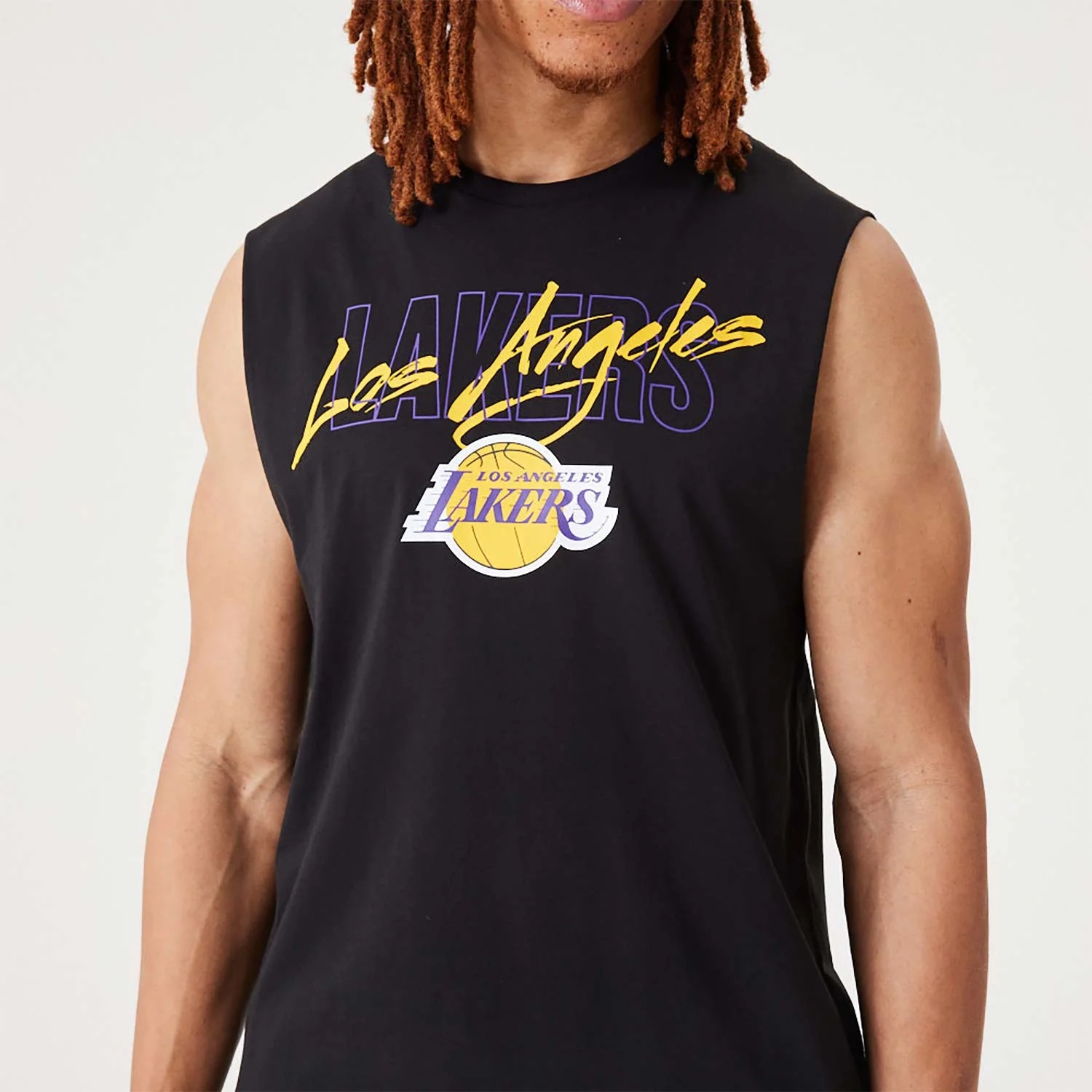 Áo 3 lỗ New Era Los Angeles Lakers Tank Top 'Black'- 60332188 - Quyetsneaker