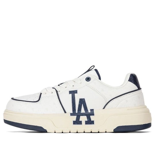 Giày Casual Chính Hãng - MLB Chunky Liner MONO BASIC LA 'WHITE/NAVY' - 3ASXCBO3N-07NYD