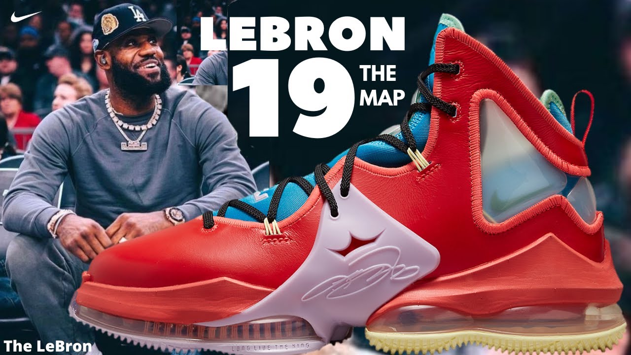 Giày Bóng Rổ Chính Hãng Nike Lebron 19 The Map LeBronival Multicolor - DQ7548-600