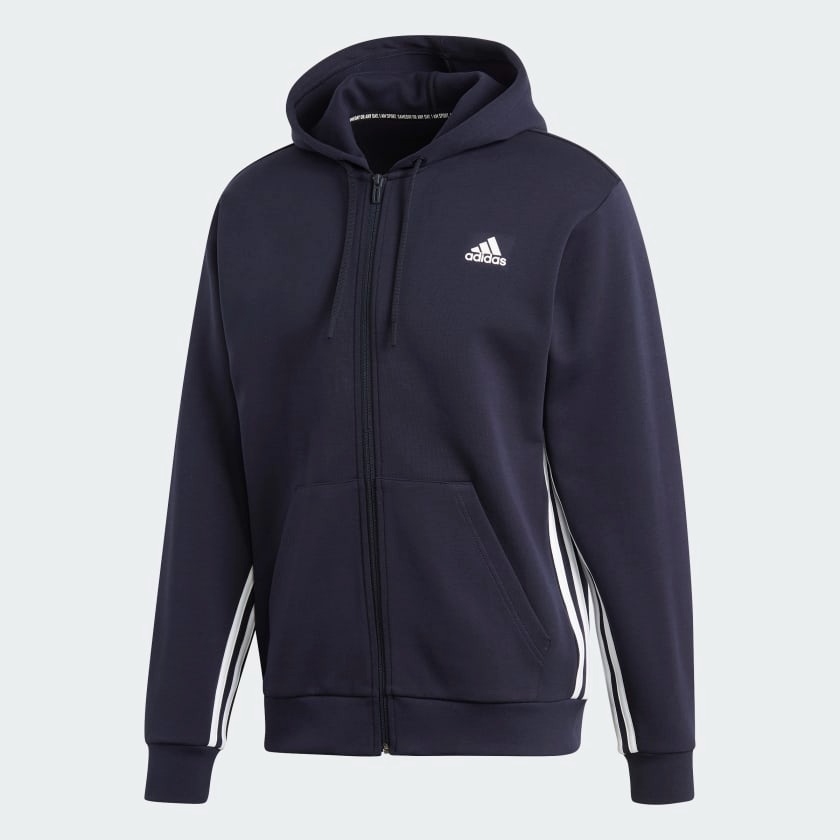 Áo Khoác Chính Hãng - Hoodie Zip Nỉ Adidas 