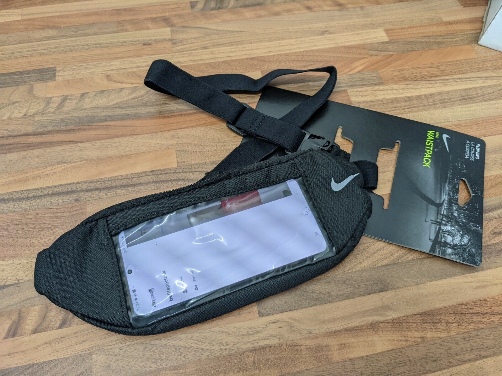 Phụ Kiện Chính Hãng - Túi Chéo Chạy Bộ Nike Running Pouch Waist Pack 'Black' - RN8035-082