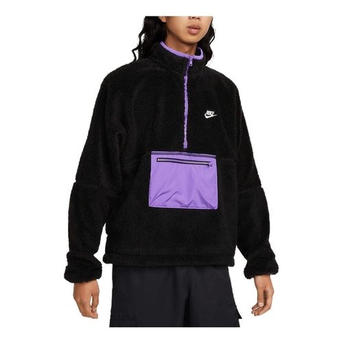 Áo Hoodie Chính Hãng - Nike Club Winter half-zip fleece jacket 'Black ' - DQ4881-010