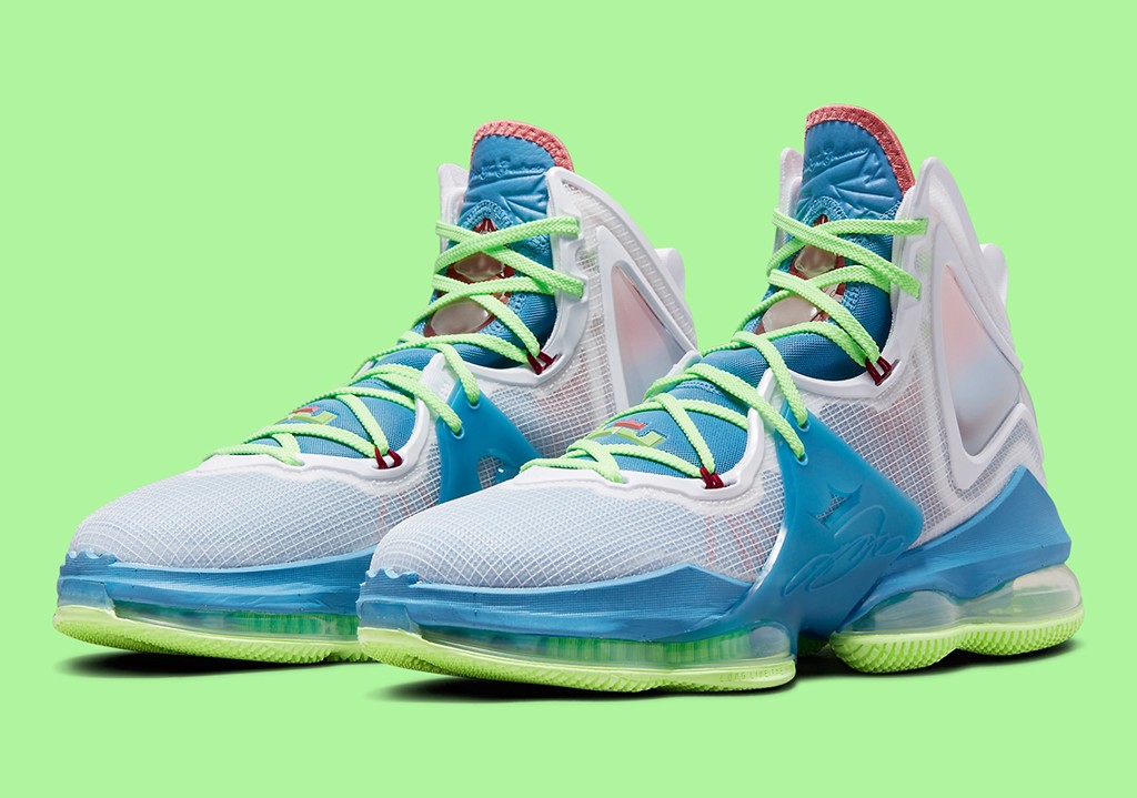 GIÀY BÓNG RỔ NIKE Lebron 19 Dutch Blue Lime Glow - DC9339-400