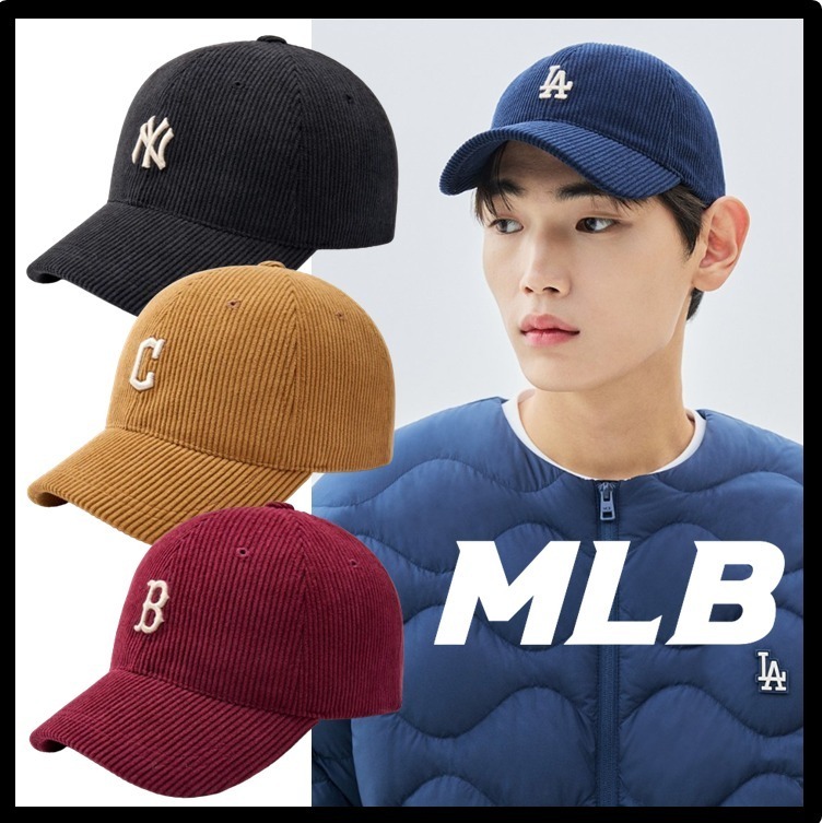 Phụ Kiện Chính Hãng - Mũ Lưỡi Trai MLB Nhung Logo NY 'Black' - 3ACPWC136-50BKS