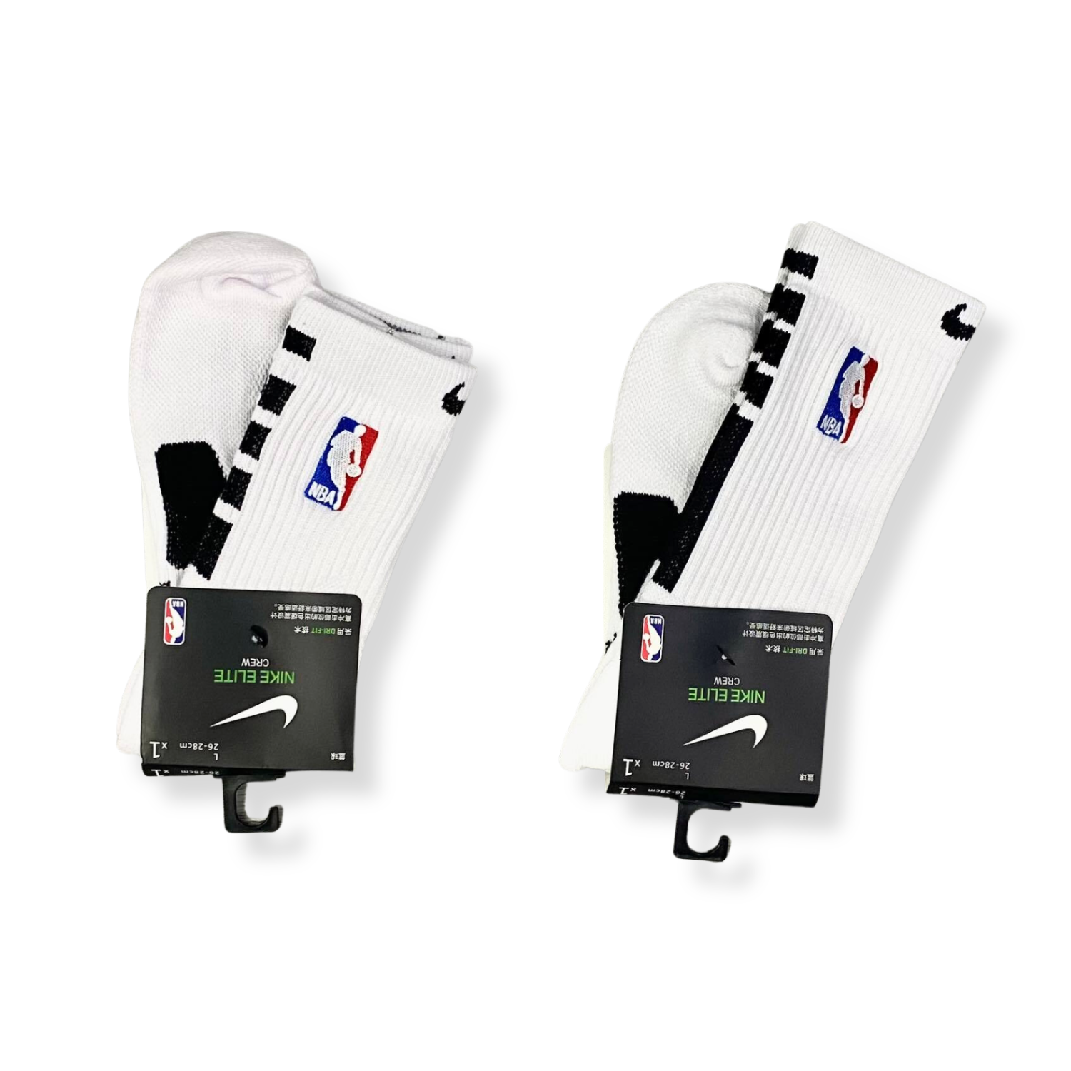 Phụ Kiện Chính Hãng - Tất Bóng Rổ Nike Training NBA  Elite Crew 'Trắng/Đen' - SX7588-08 Quyetsneaker