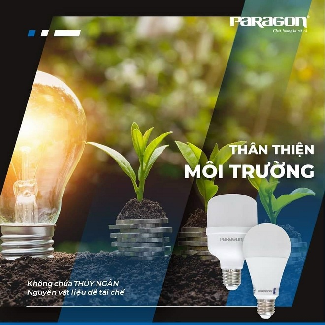 Đèn bulb Led trụ PBCD Paragon