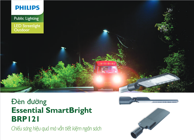 Đèn đường Led Essential SmartBright BRP121 Philips 40W