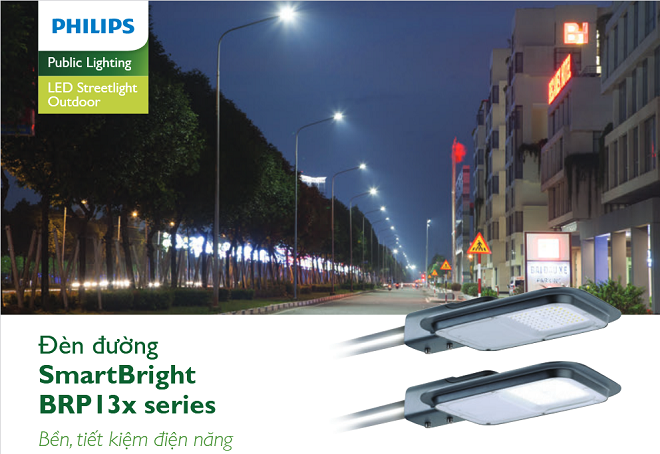 Đèn đường Led SmartBright BRP130 Philips 70W