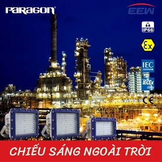 Ứng dụng chiếu sáng đèn phòng chống nổ ELL601 Paragon trong chiếu sáng ngoài trời