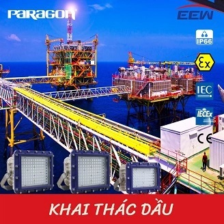 Ứng dụng chiếu sáng đèn phòng chống nổ ELL601 Paragon trong khai thác dầu