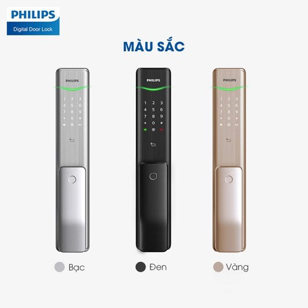 Màu sắc của Khóa cửa vân tay cao cấp Alpha Philips 