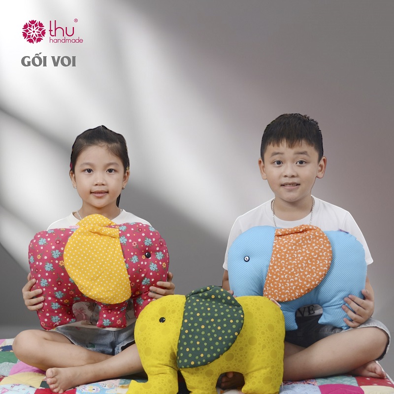 gối thú bông voi