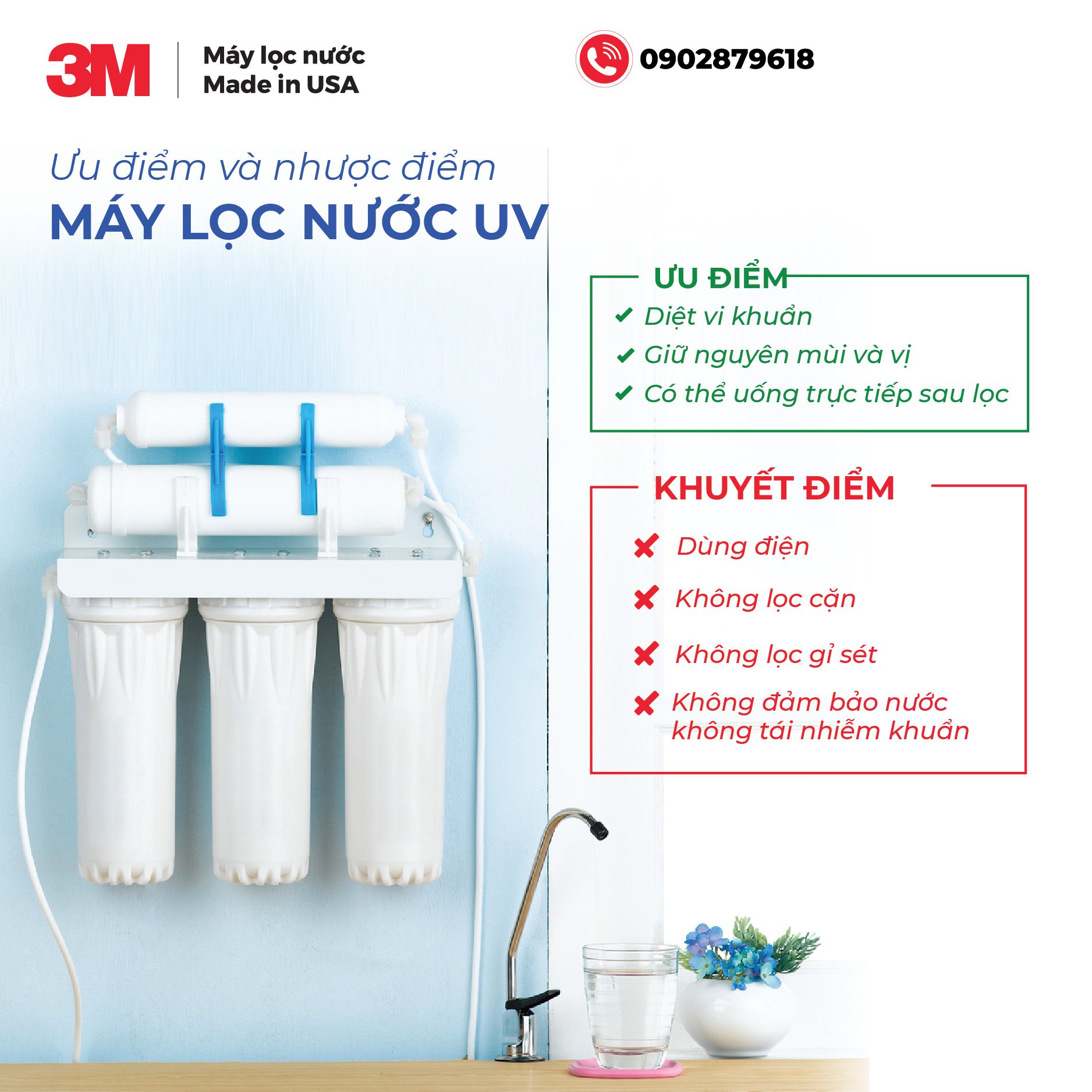máy lọc nước uv ưu điểm nhược điểm