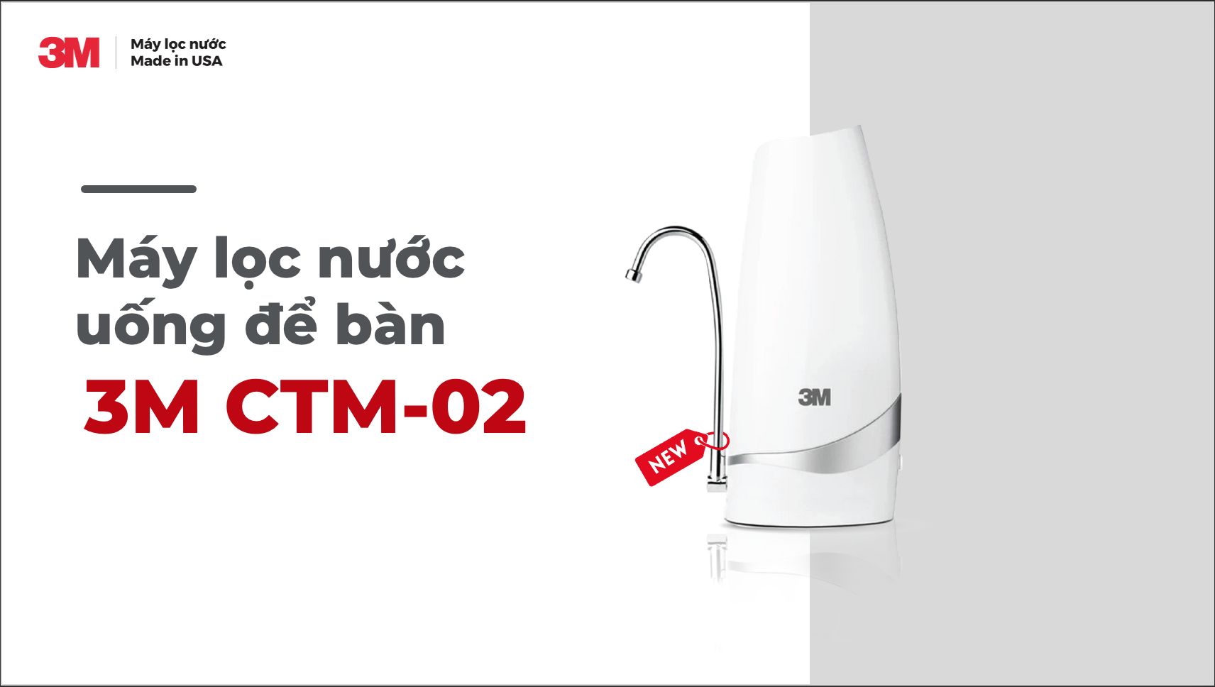 Máy lọc nước uống để bàn 3M CTM-02