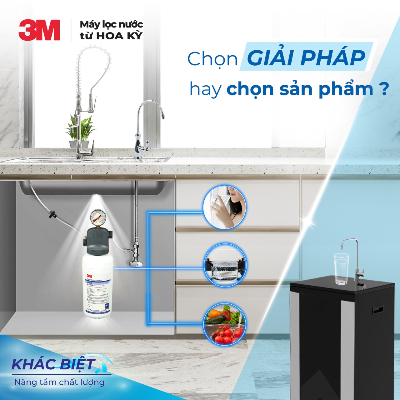 Giải pháp lọc nước khác biệt, hiện đại và chất lượng cao