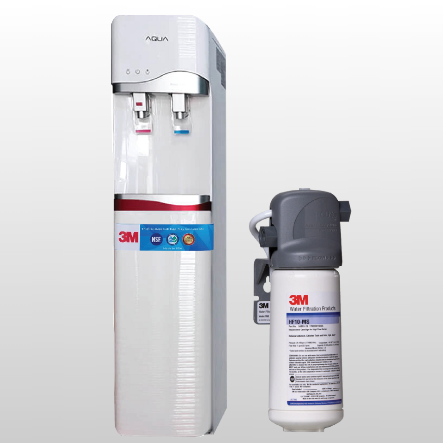Cây lọc nước uống nóng lạnh 3M KR4-2V tích hợp bộ lọc 3M BREW110-MS