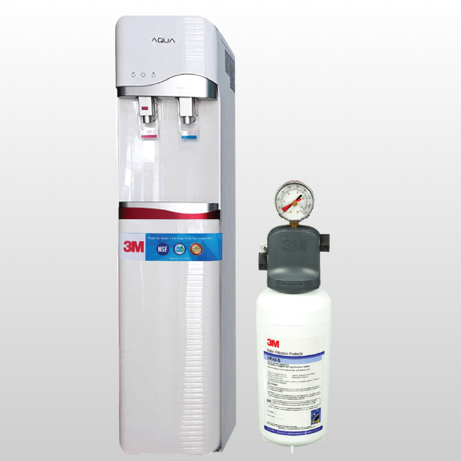 Cây lọc nước uống nóng lạnh 3M KR5-2V tích hợp bộ lọc 3M ICE140-S