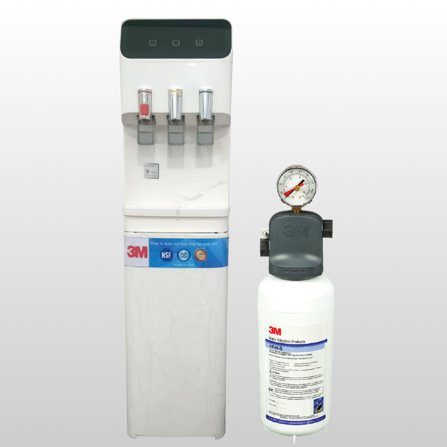 Cây lọc nước uống 3 chế độ 3M VN4-3V tích hợp bộ lọc 3M ICE140-S