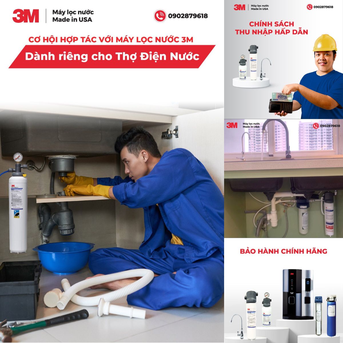 Tuyển cộng tác viên thợ điện nước