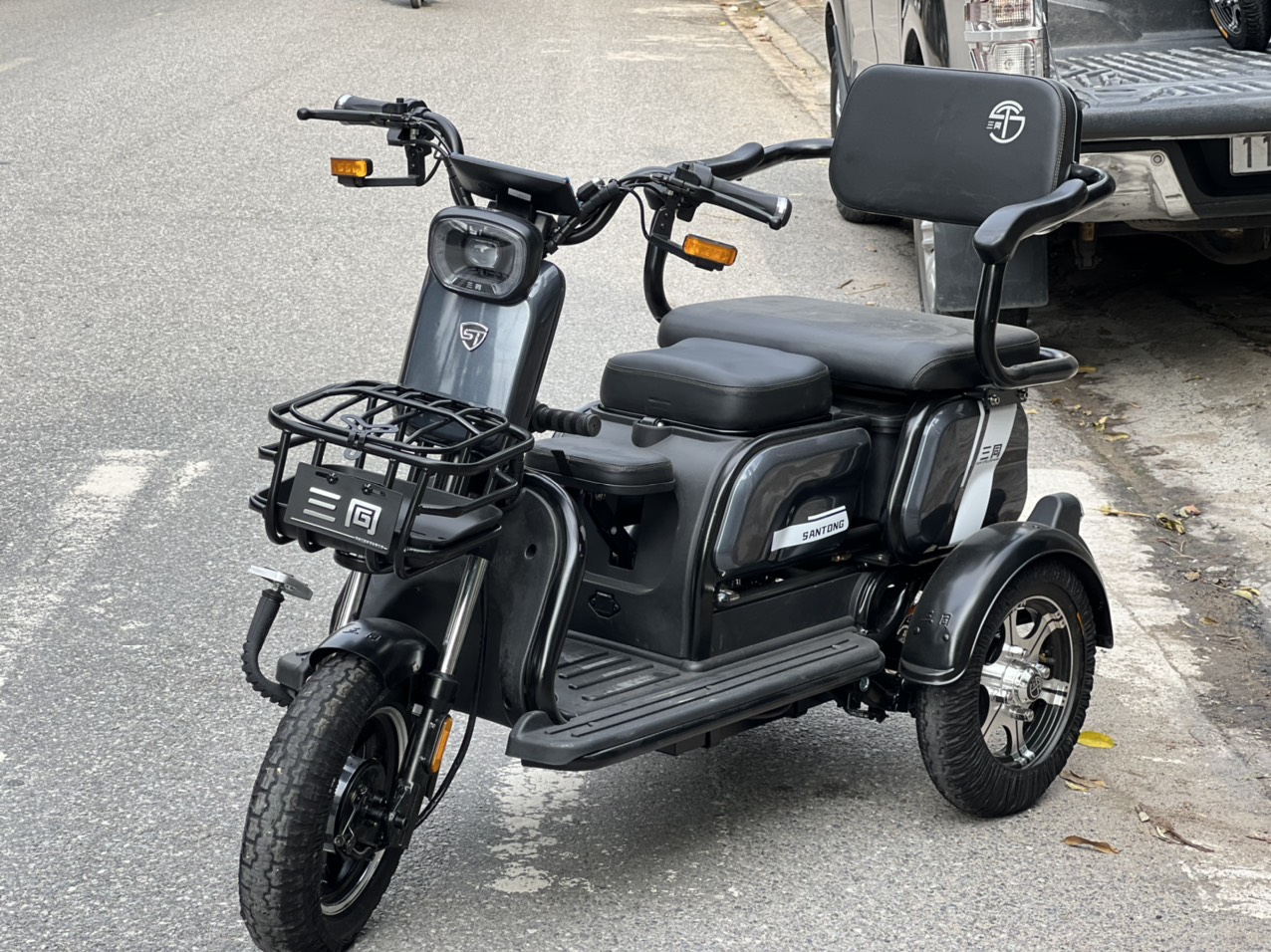 XE ĐIỆN 3 BÁNH SUPER SANTONG 2022
