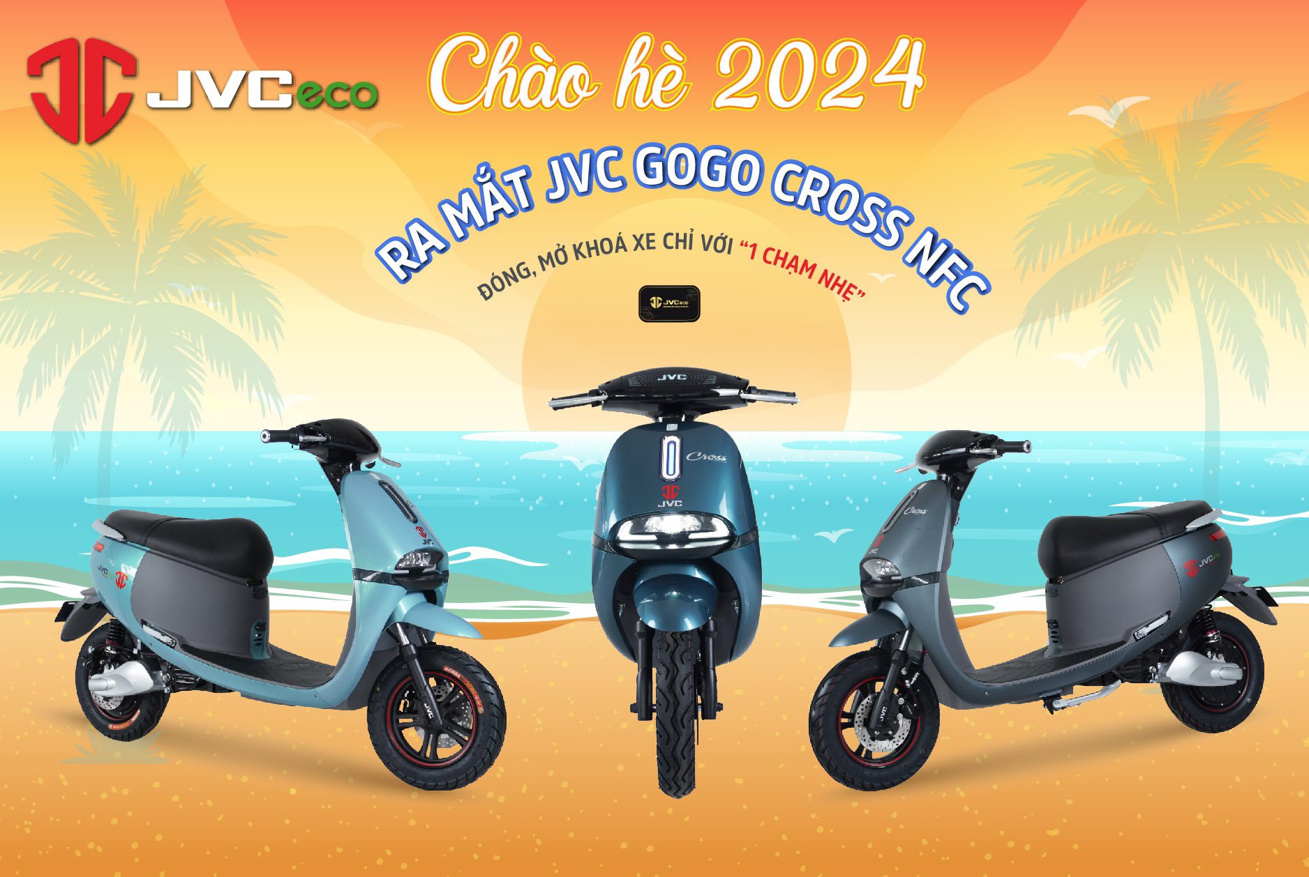 XE ĐIỆN GOGO CROSS JVC 2025 NFC