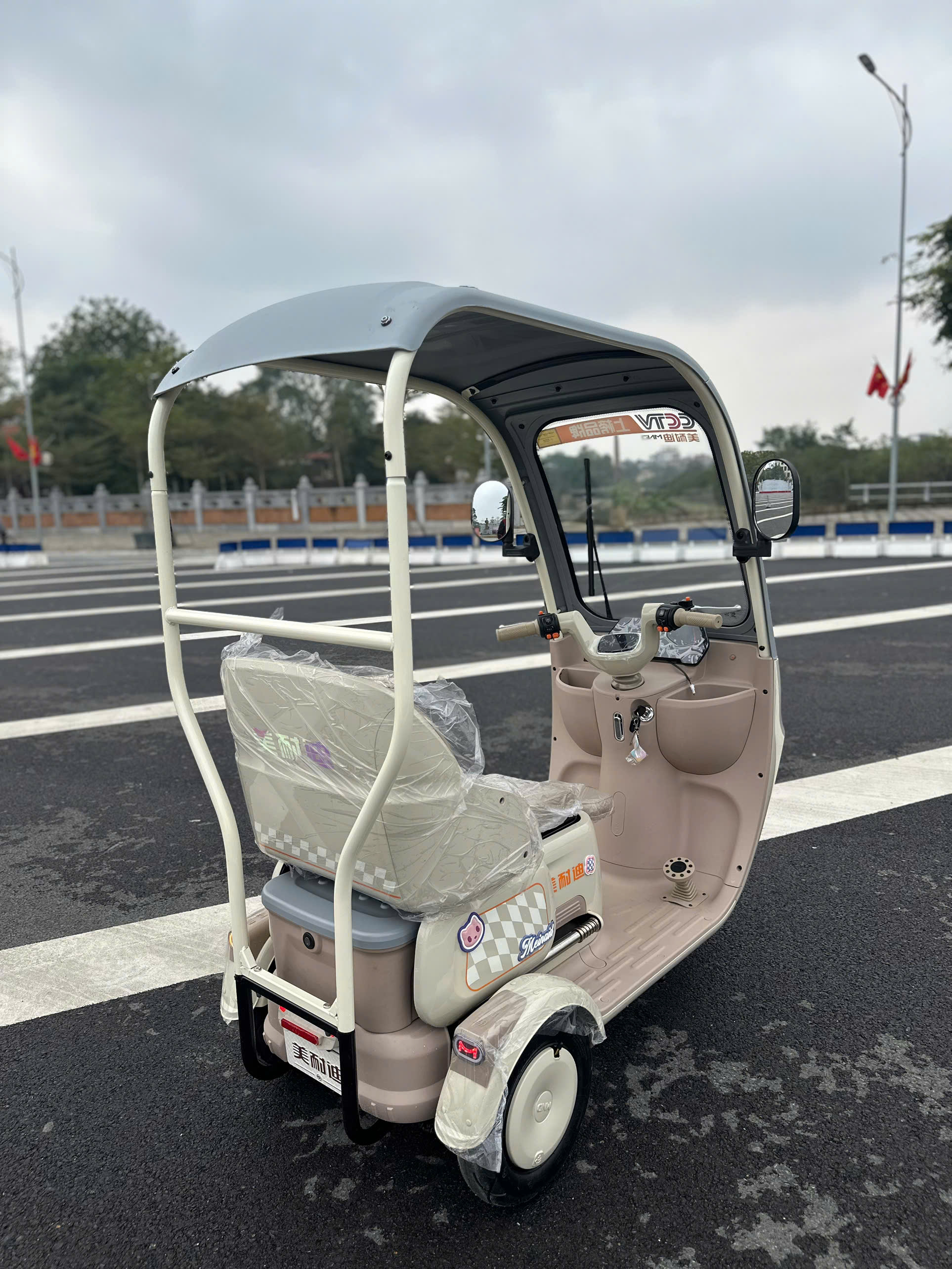 XE ĐIỆN BA BÁNH MEINAIDO F1 PRO 2025