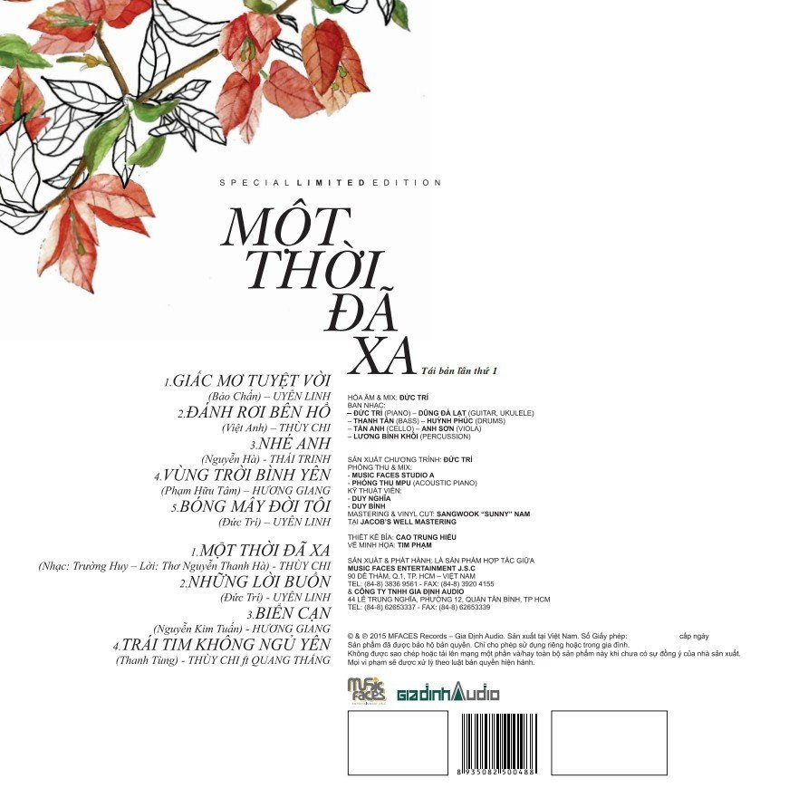 CD MỘT THỜI ĐÃ XA (TÁI BẢN)