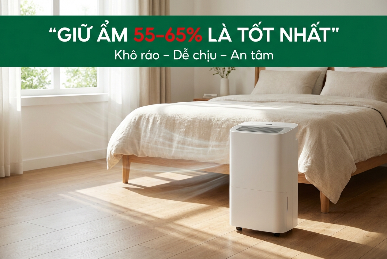 Máy hút ẩm kiêm lọc không khí có tác dụng gì?