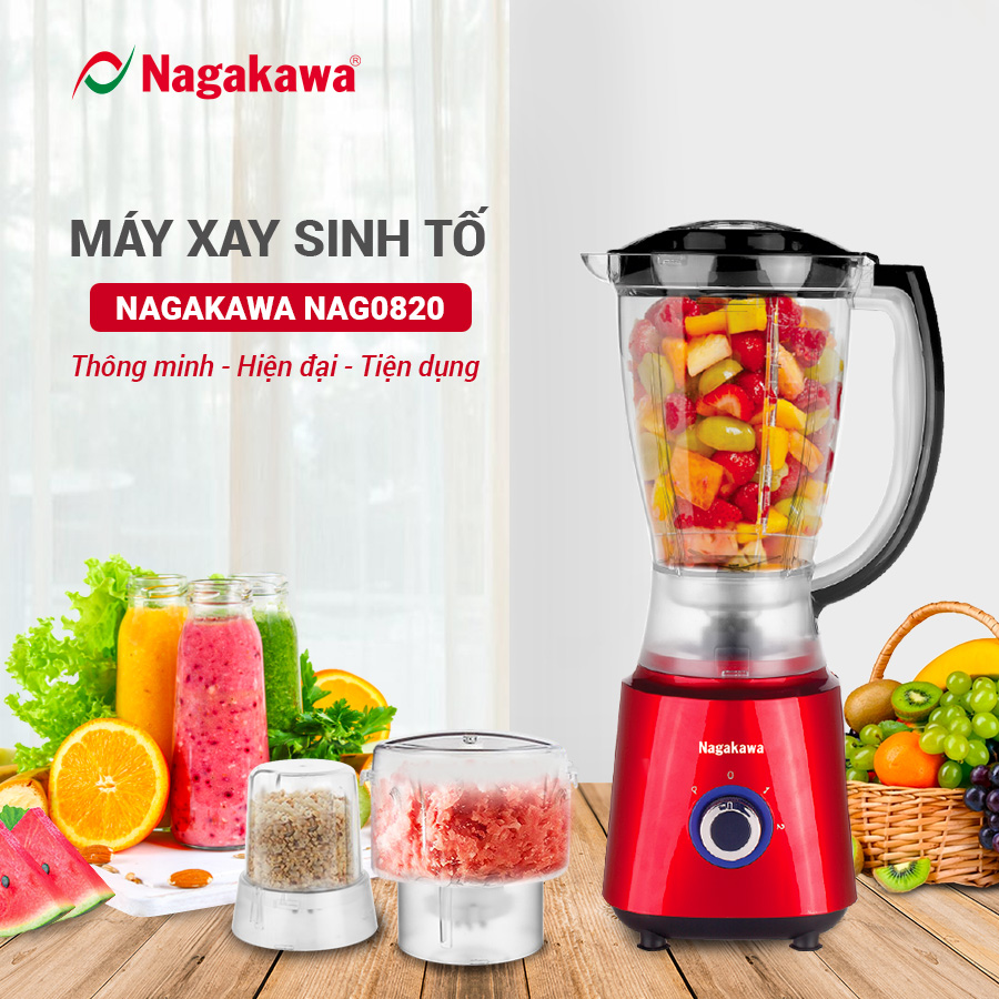 Máy xay sinh tố Nagakawa NAG0820 (500W)